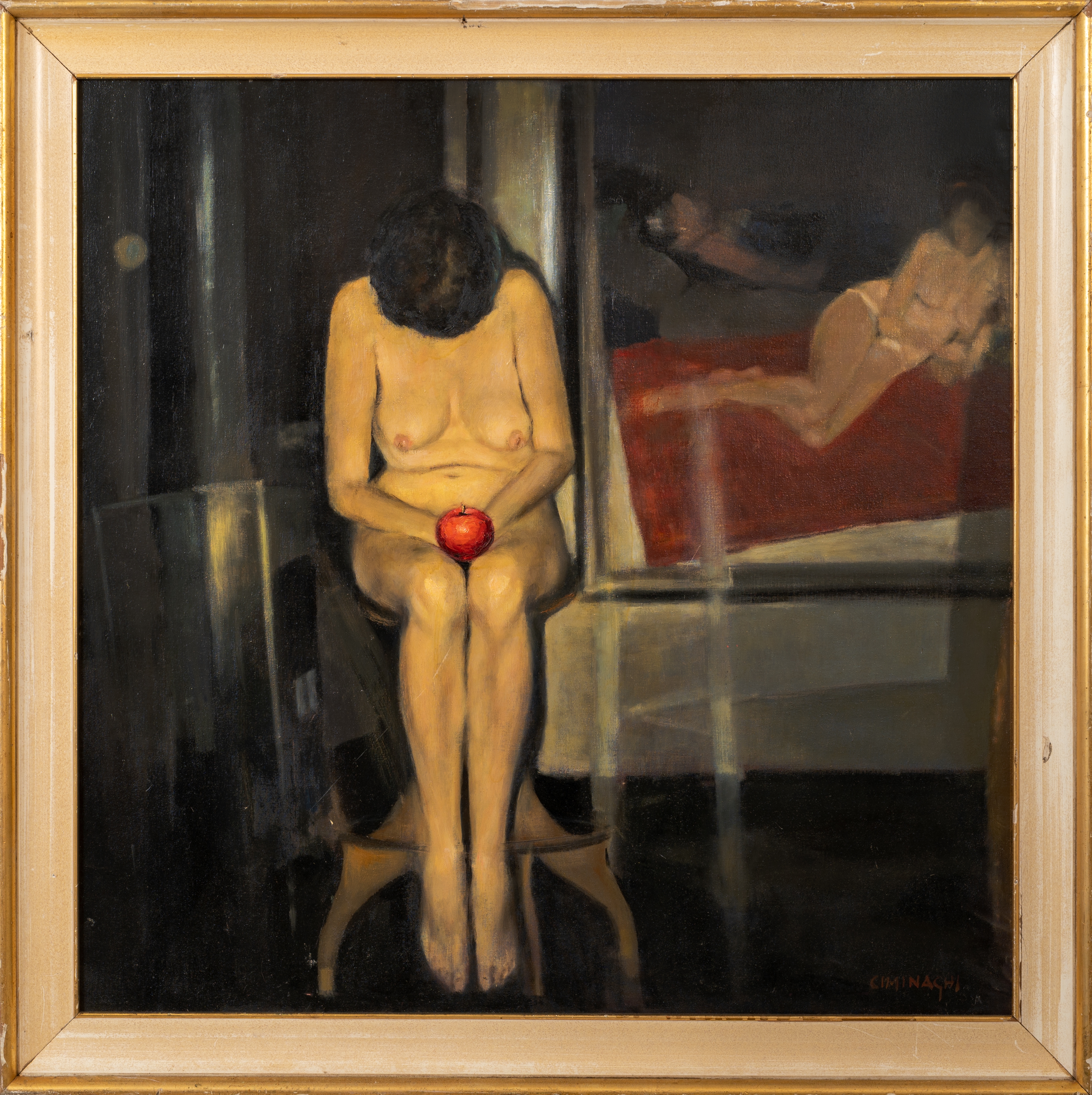 Artwork by Ciminaghi Germano, Peccato originale, Made of olio su tela