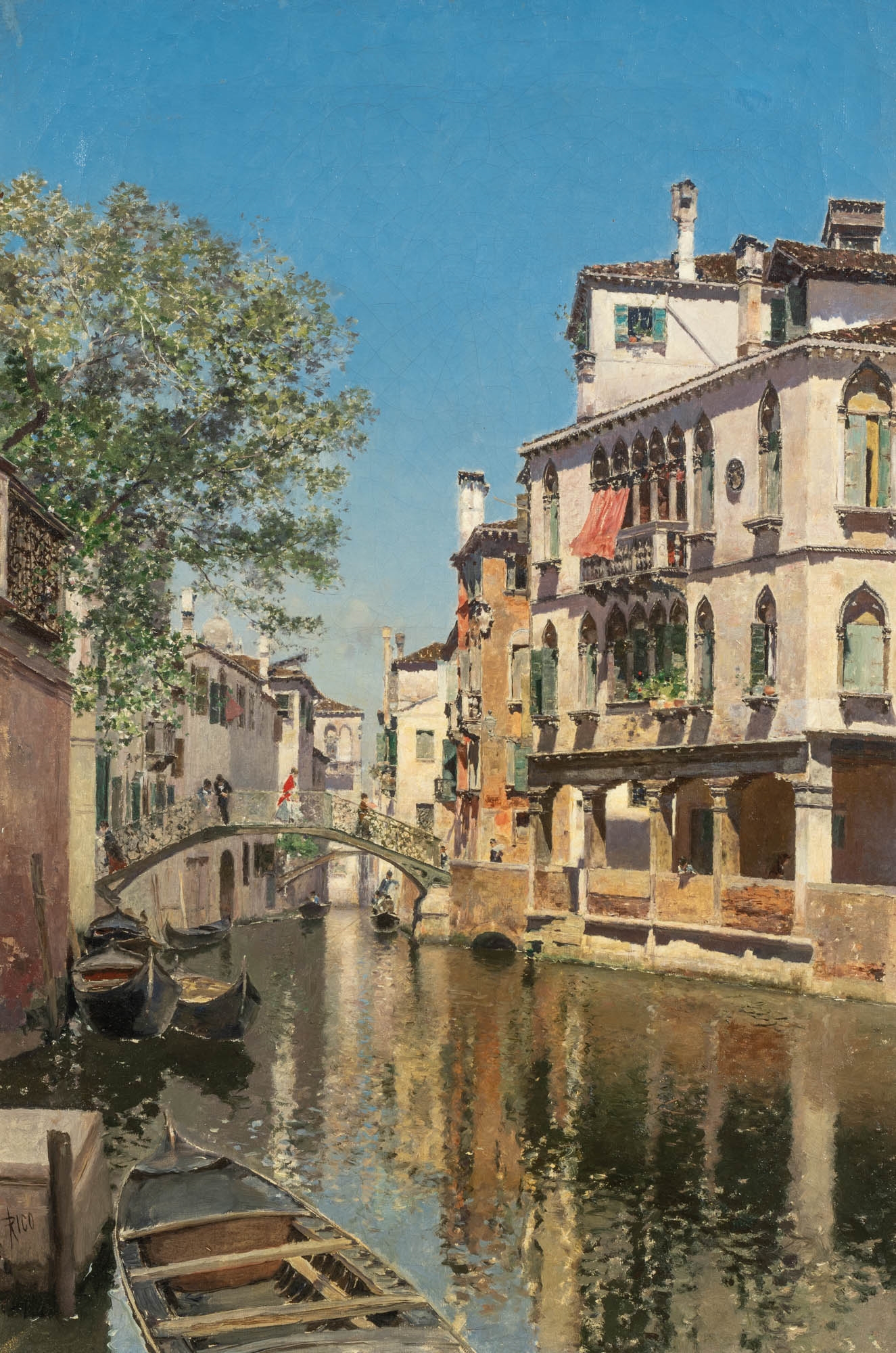 A Canal in Venice - Martín Rico y Ortega