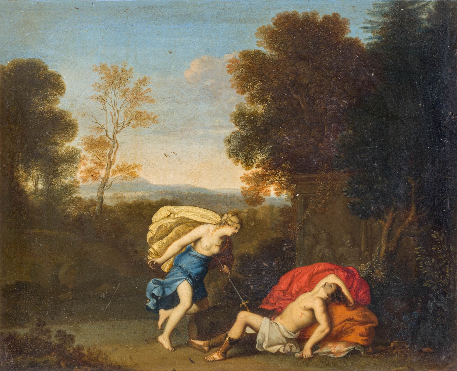 Cornelis Van Poelenburgh | Pyramus und Thisbe, um 1630 (Circa 1630 ...