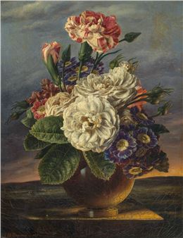 Bouquet de fleurs dans un vase, 1826 - Jean Ulrich Tournier