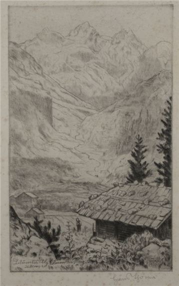 Thoma, Hans: Schwarzwaldlandschaft by Hans Thoma, 1839