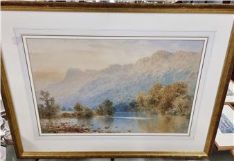 Henry Windbush. An early th Century Watercolour of a river - Henry Windbush