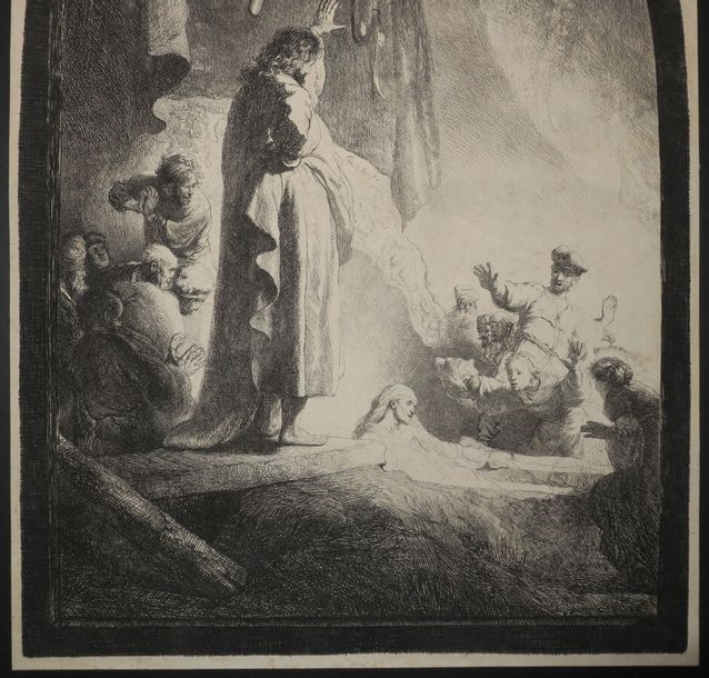 Rembrandt van Rijn | The Raising of Lazarus (Circa 1632) | MutualArt