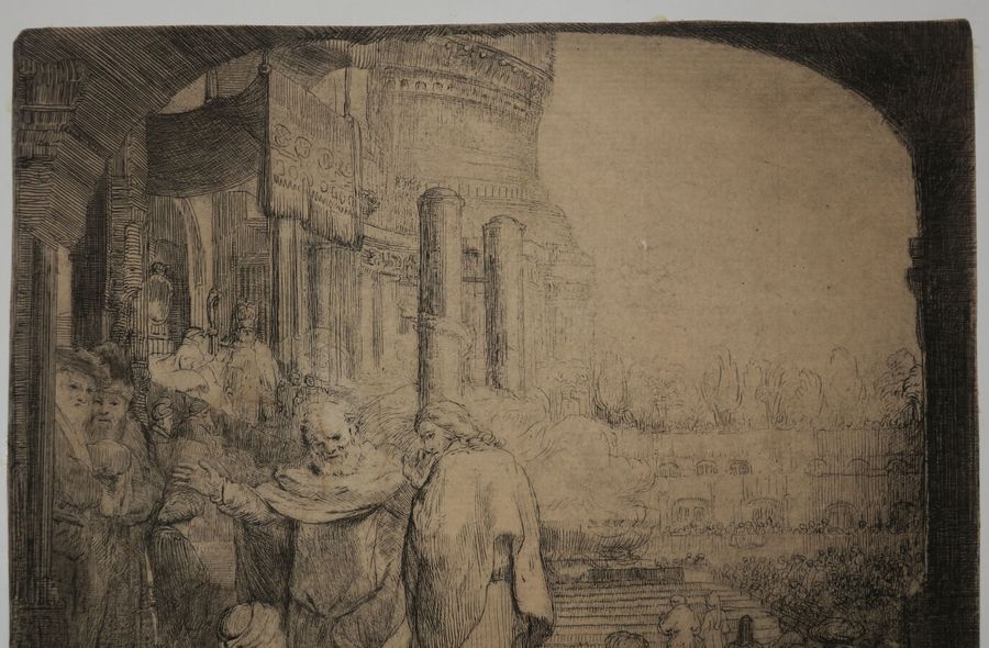 Rembrandt van Rijn | Peter and John at the gate of the temple (1659 ...