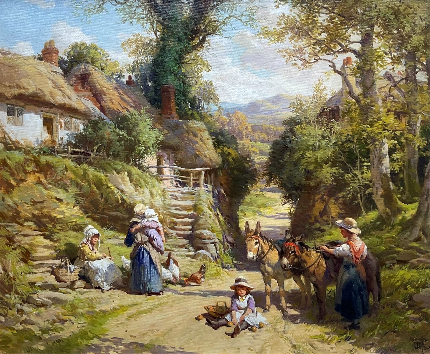 John R. Townsend | A Dales Village | MutualArt
