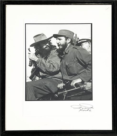 Alberto Korda | Fidel and Clenfuegos entering Cuba, (1959) | MutualArt