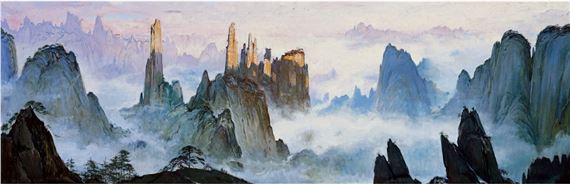 MORNING GLORY OF MOUNT HUANG - Quan Shanshi