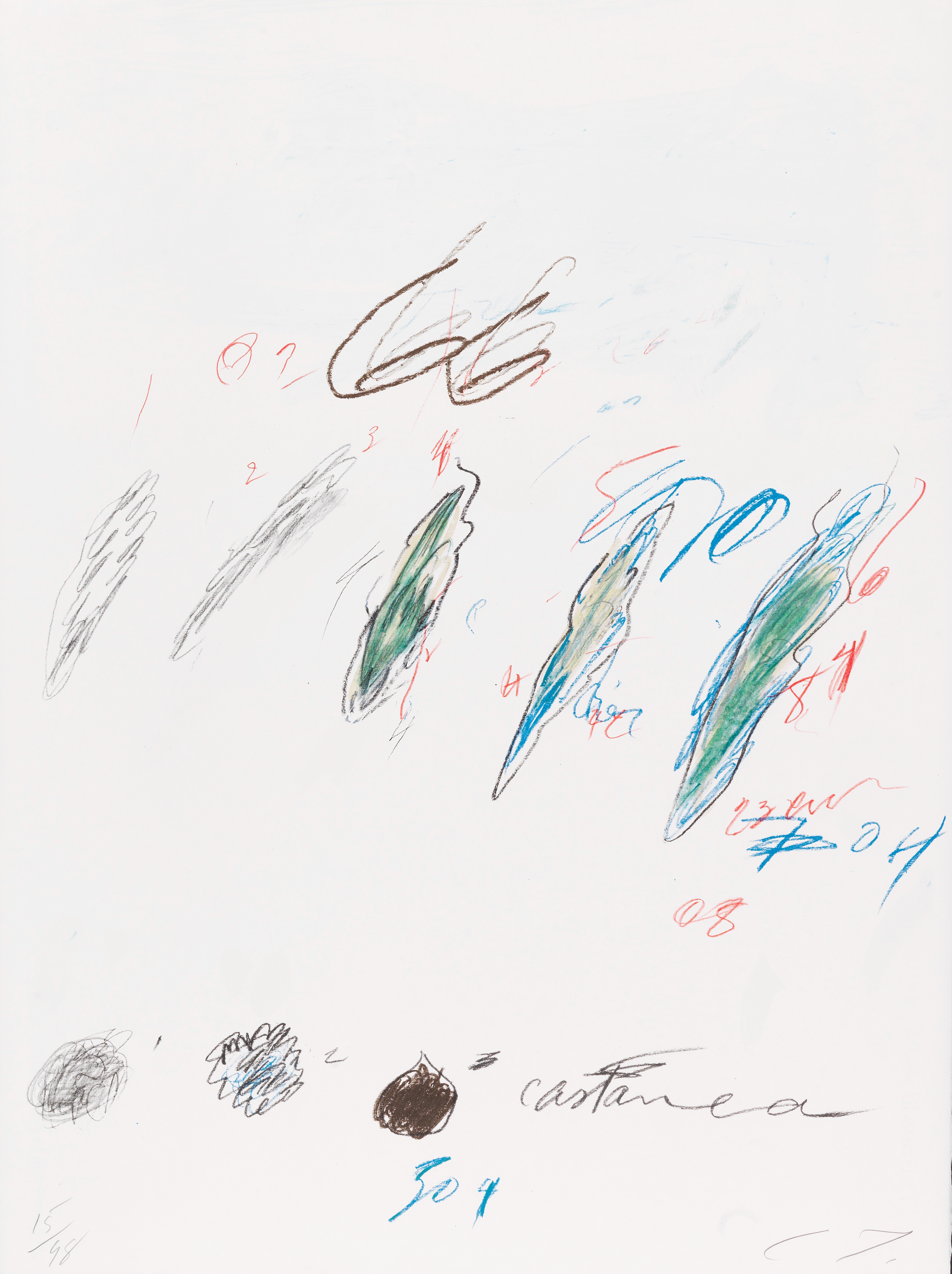 Cy Twombly | Three Dialogues (1977) | MutualArt