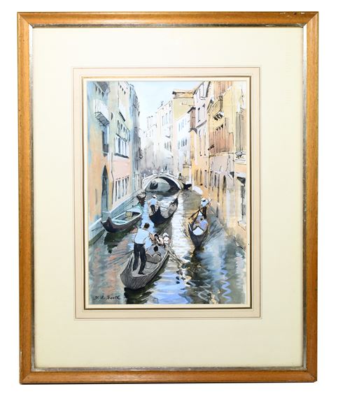 Hubert Andrew Freeth | ‘Venetian Canal’ | MutualArt