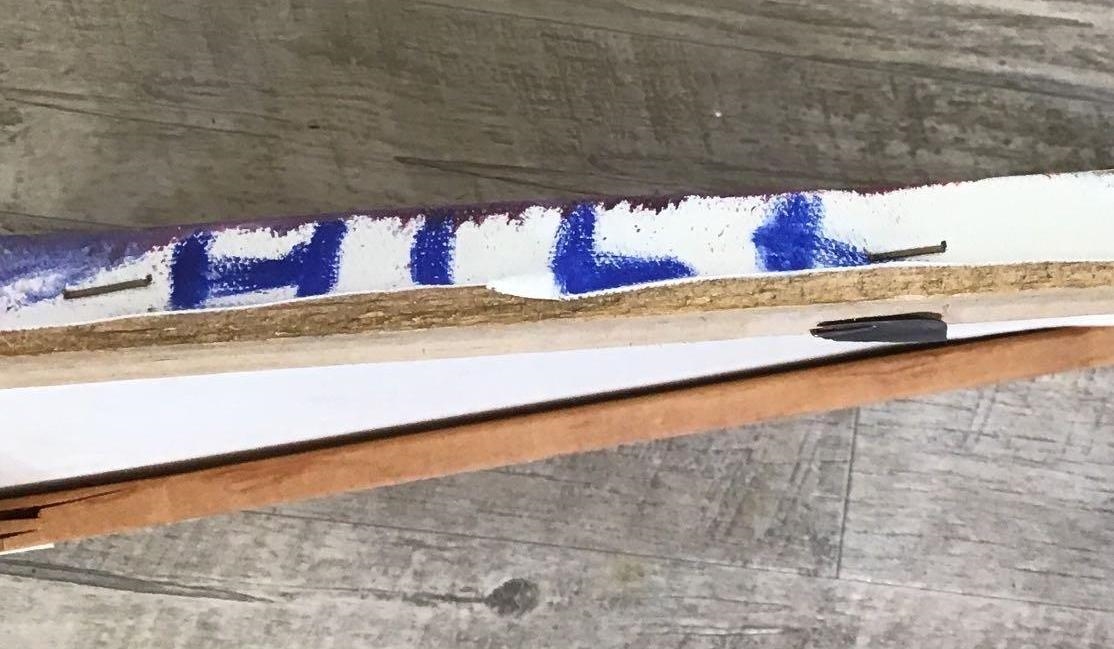 Artwork by Betty Hill, The stretchers on this canvas are warped, Made of Oil on Canvas