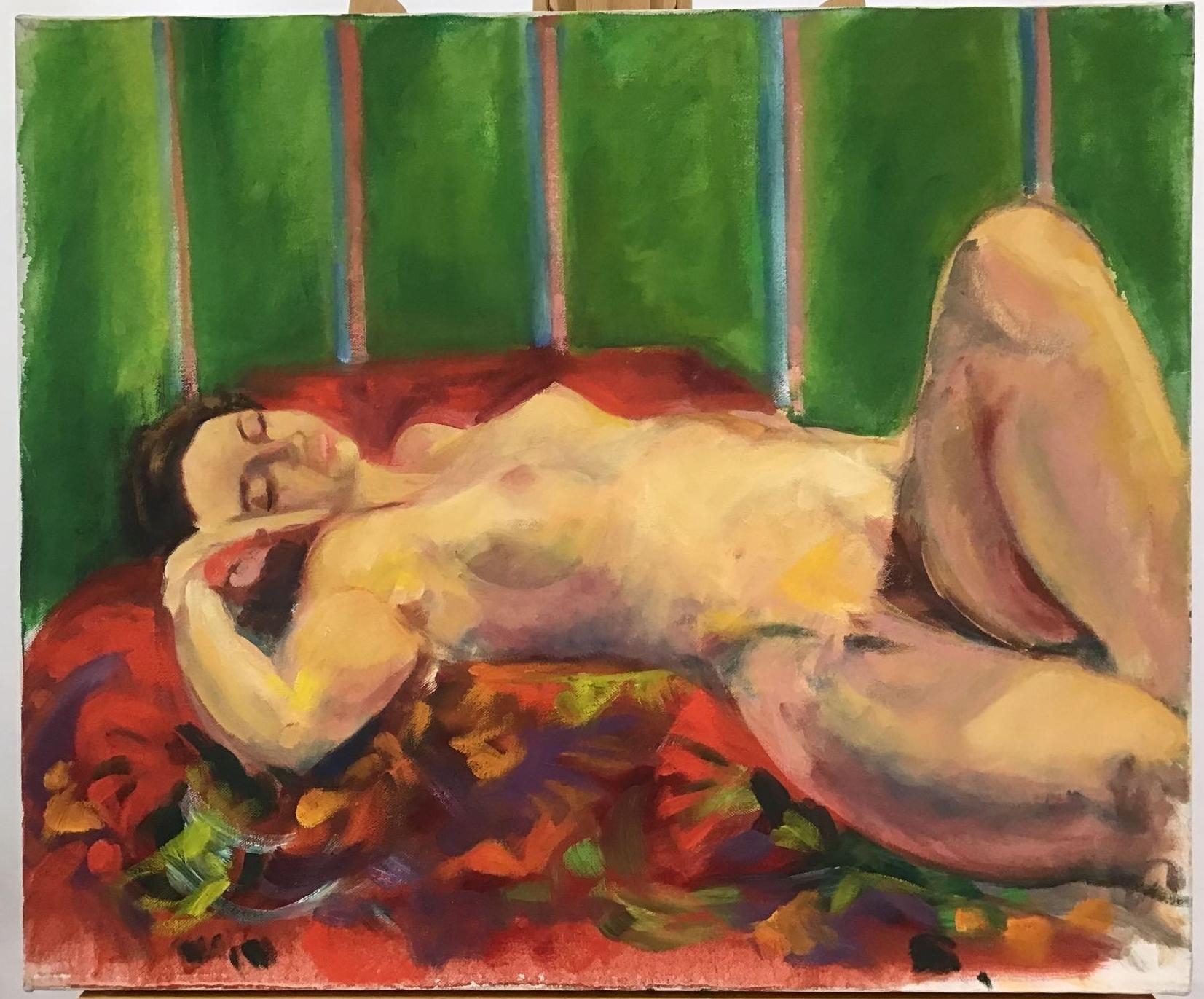 Artwork by Betty Hill, The stretchers on this canvas are warped, Made of Oil on Canvas