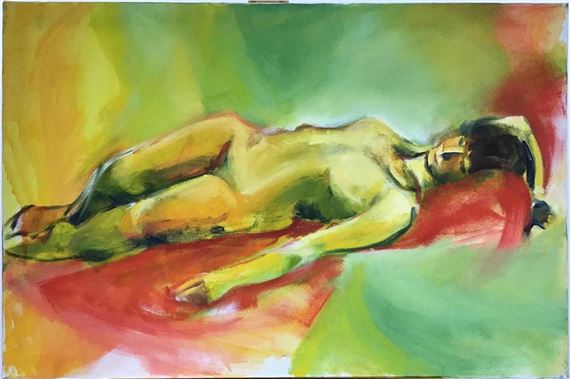 Reclining female nude