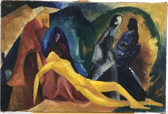 Figural abstract by Betty Hill