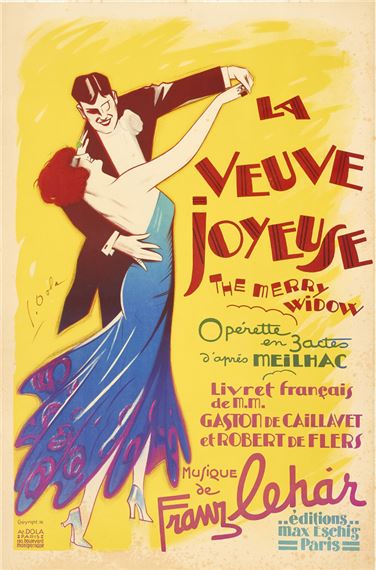 La veuve joyeuse by Georges Dola, 1936