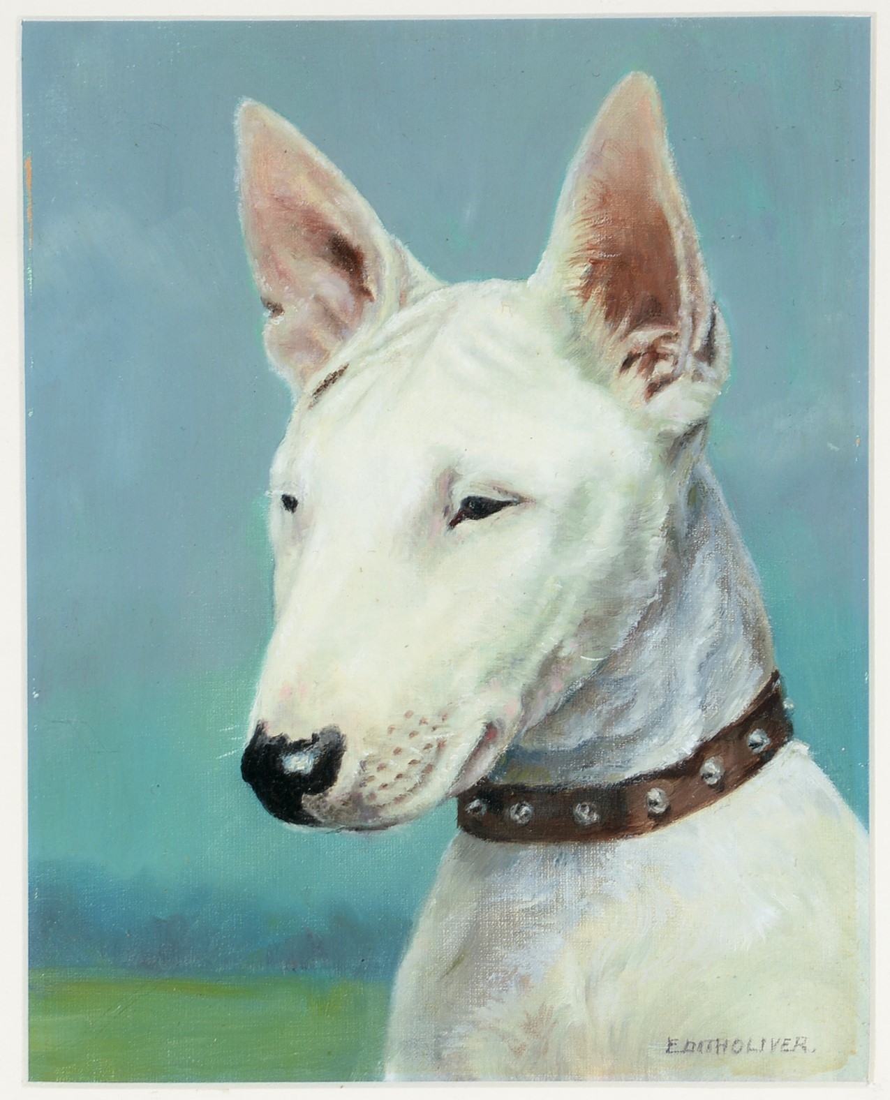 Edith Oliver | Portrait of an English Bull Dog | MutualArt