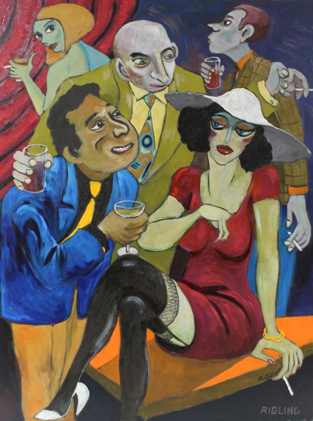 Sam Rigling | Cocktail Party (1921) | MutualArt