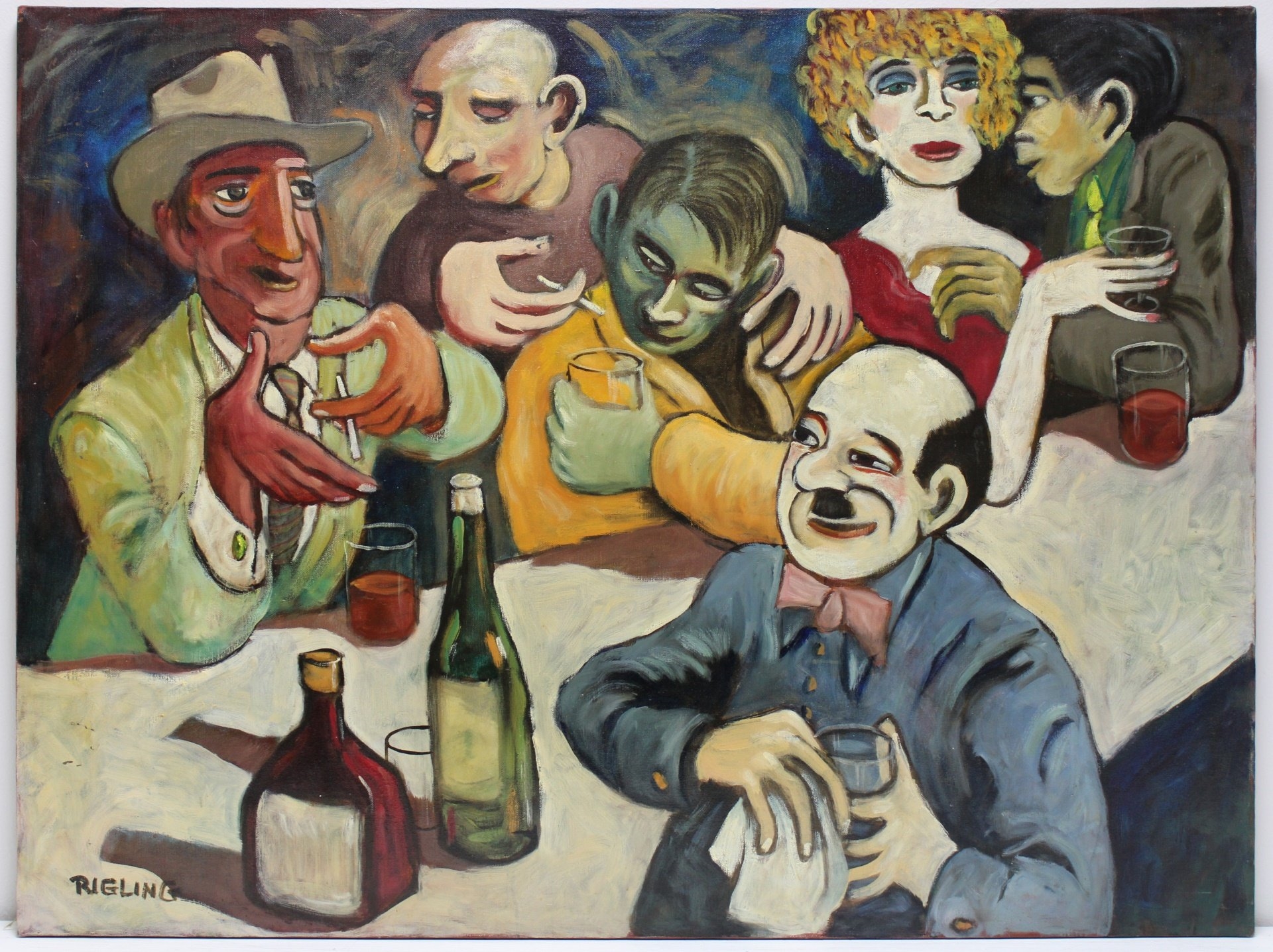 Sam Rigling | The Usual Bar Scene (1921) | MutualArt