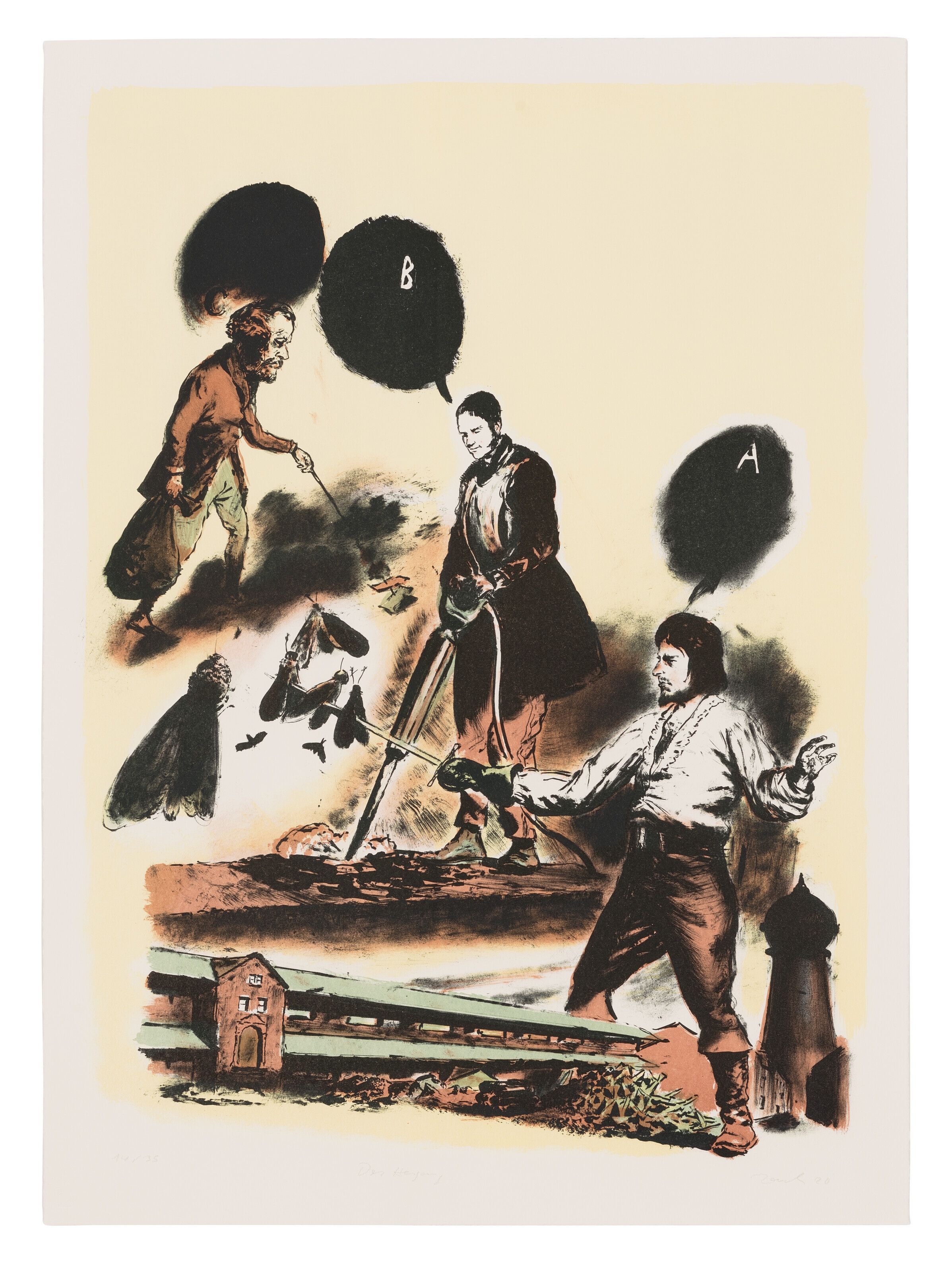 Neo Rauch | Der Hergang (2020) | MutualArt