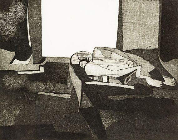 India Suite XIV, Sleeper at Dawn by Roy Dalgarno