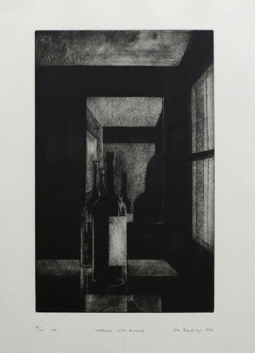 John Drawbridge | Interior with Bottles (1986) | MutualArt