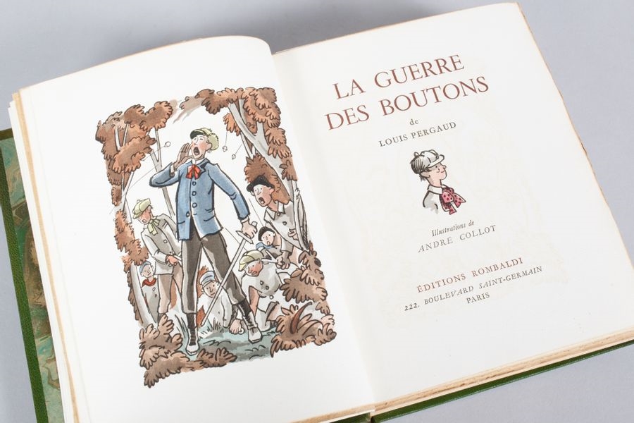 La Guerre Des Boutons Louis Pergaud Page De Garde André Collot | La Guerre des boutons. (1942) | MutualArt