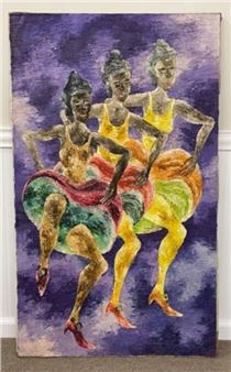 3 ladies dancing - Eleanor Uffer