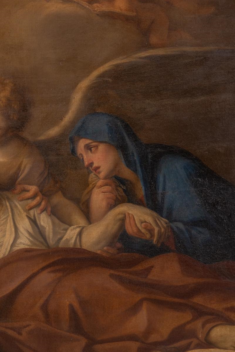 Bolognese School, 17th Century Morte di San Giuseppe MutualArt