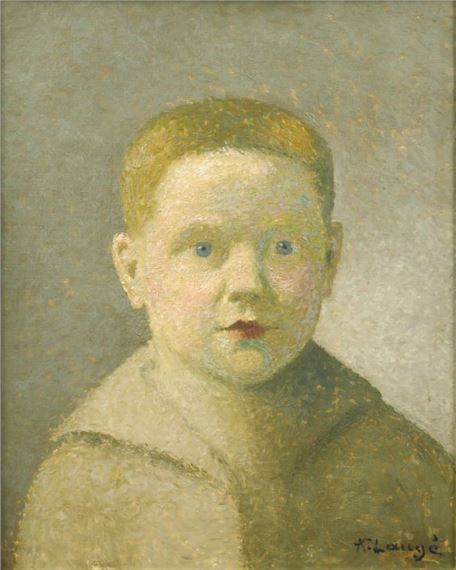 Achille Laugé | Portrait de jeune garçon | MutualArt