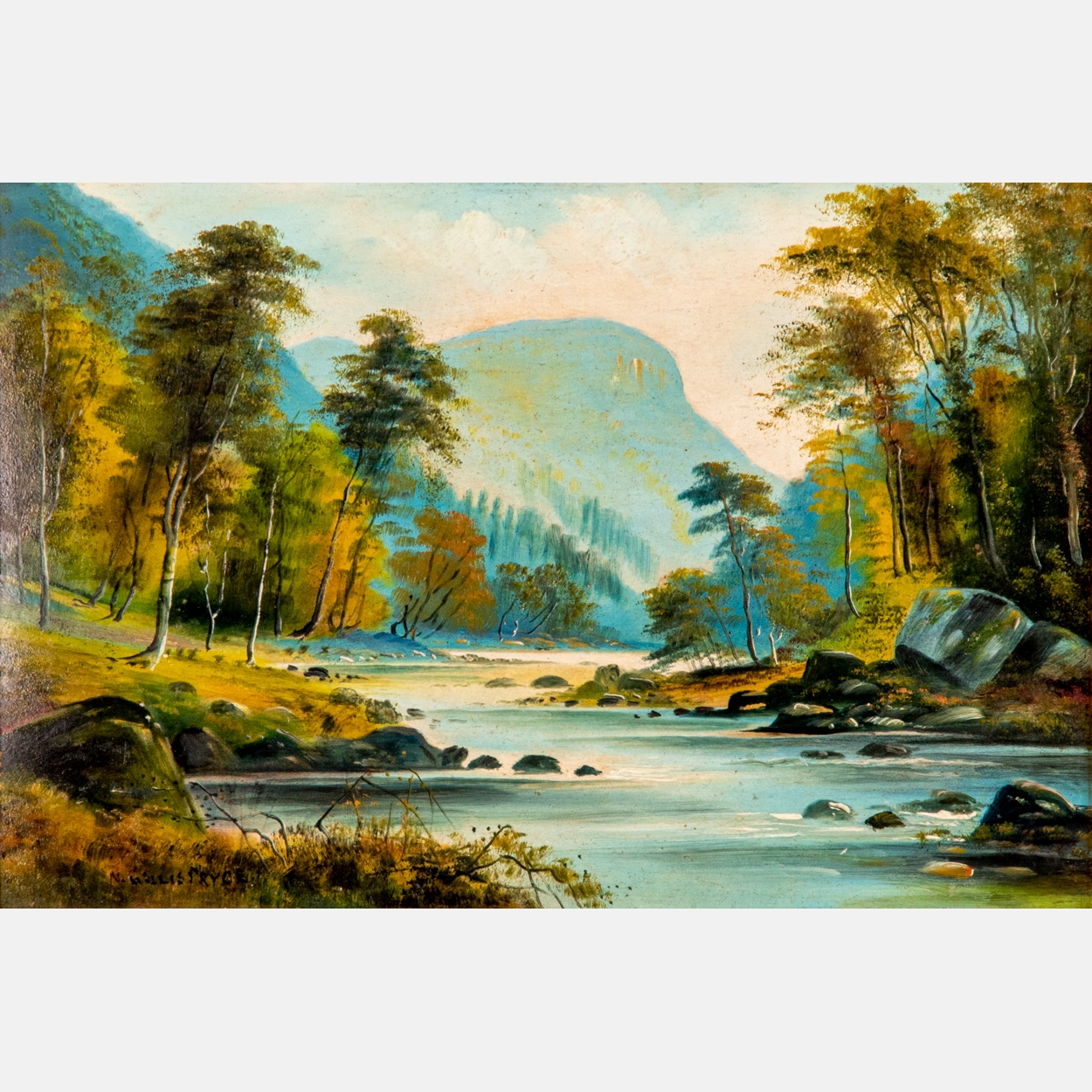 George Willis-Pryce | Two River Landscapes | MutualArt