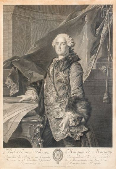 345 x 495 mm by Johann Georg Wille, 1761