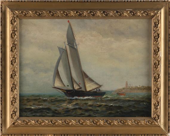 A two-masted schooner by James Gale Tyler