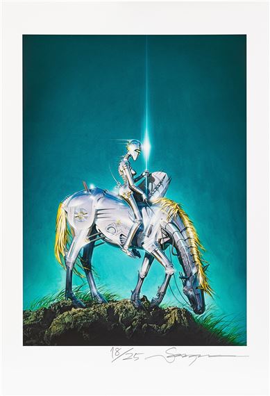 HAJIME SORAYAMA POSTER 空山基 ポスター JPU L POSTER 空山基 サイン