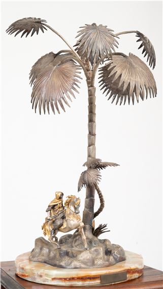 Berbero a cavallo e palma by Giuseppe Vasari