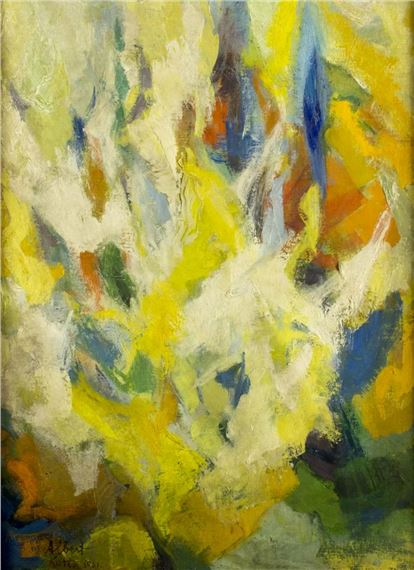 Abstraction by Albert Kotin, 1961