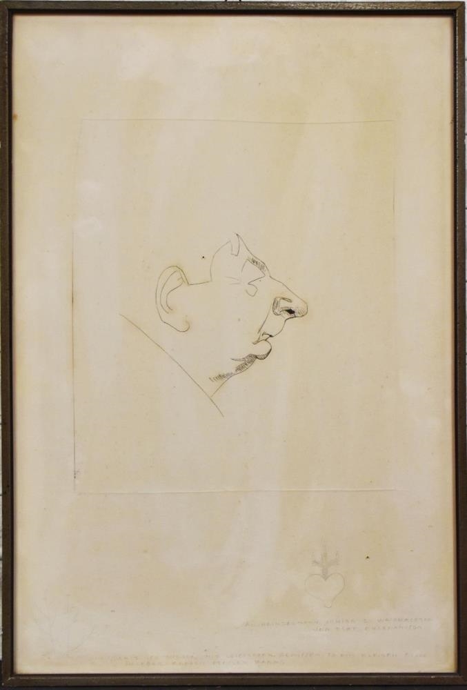 Artwork by Olaf Gulbransson, Konrad Dreher, Made of Etching