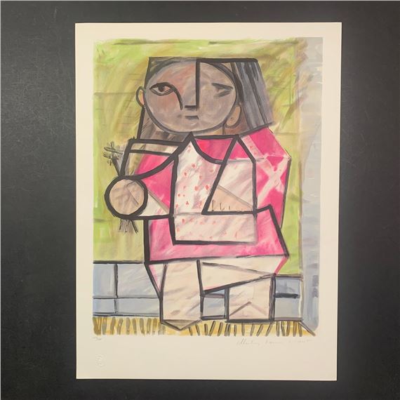 PABLO PICASSOパブロピカソ【QUATRE NUS AU HAREM】 Pablo Picasso | Quatre Nus au Harem (of Original: 1920