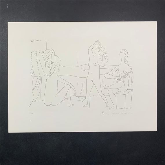 Pablo Picasso | Quatre Nus Au Harem | MutualArt