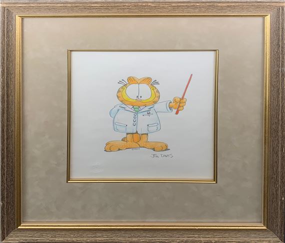 Jim Davis | Jim Davis Garfield Sunday Comic Strip Original Art dated 5 ...