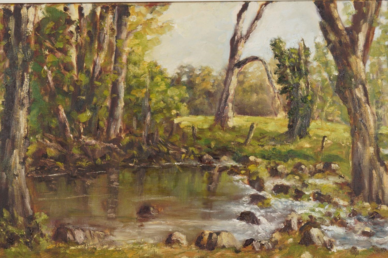 Artwork by Ivan Beggs, Glynn river, Made of Oil on canvas