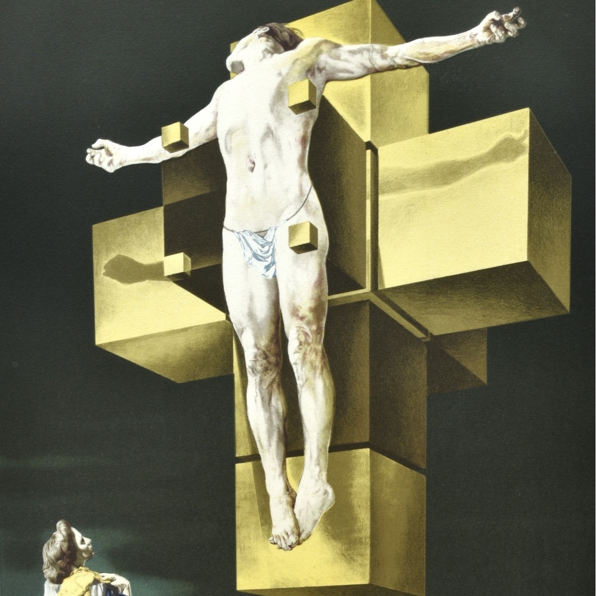 Artwork by Salvador Dalí, Crucifixion, Made of Lithograph on Paper