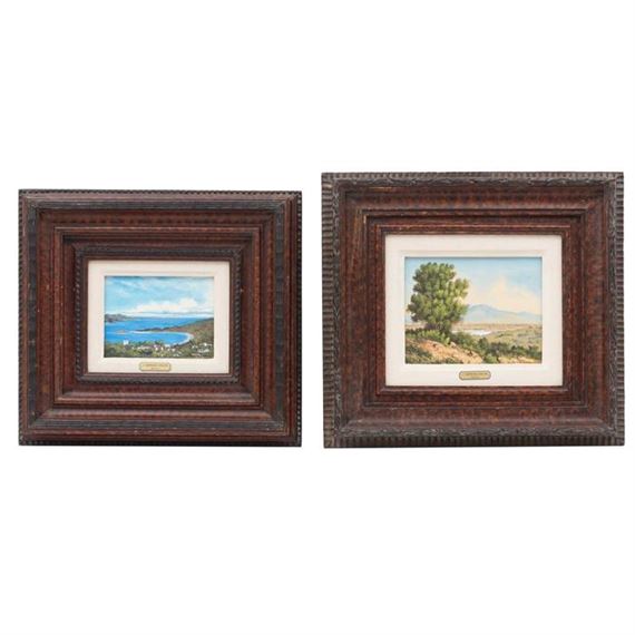 Untitled (marina y paisaje) by Jorge Espinosa Chacón