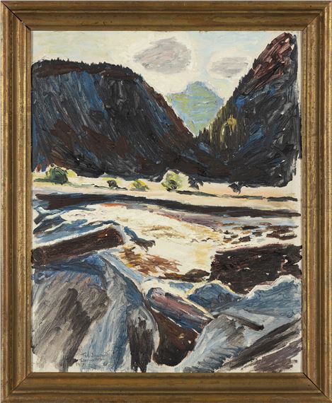 Henrik Sørensen | Landskap från Nutheim (1917) | MutualArt