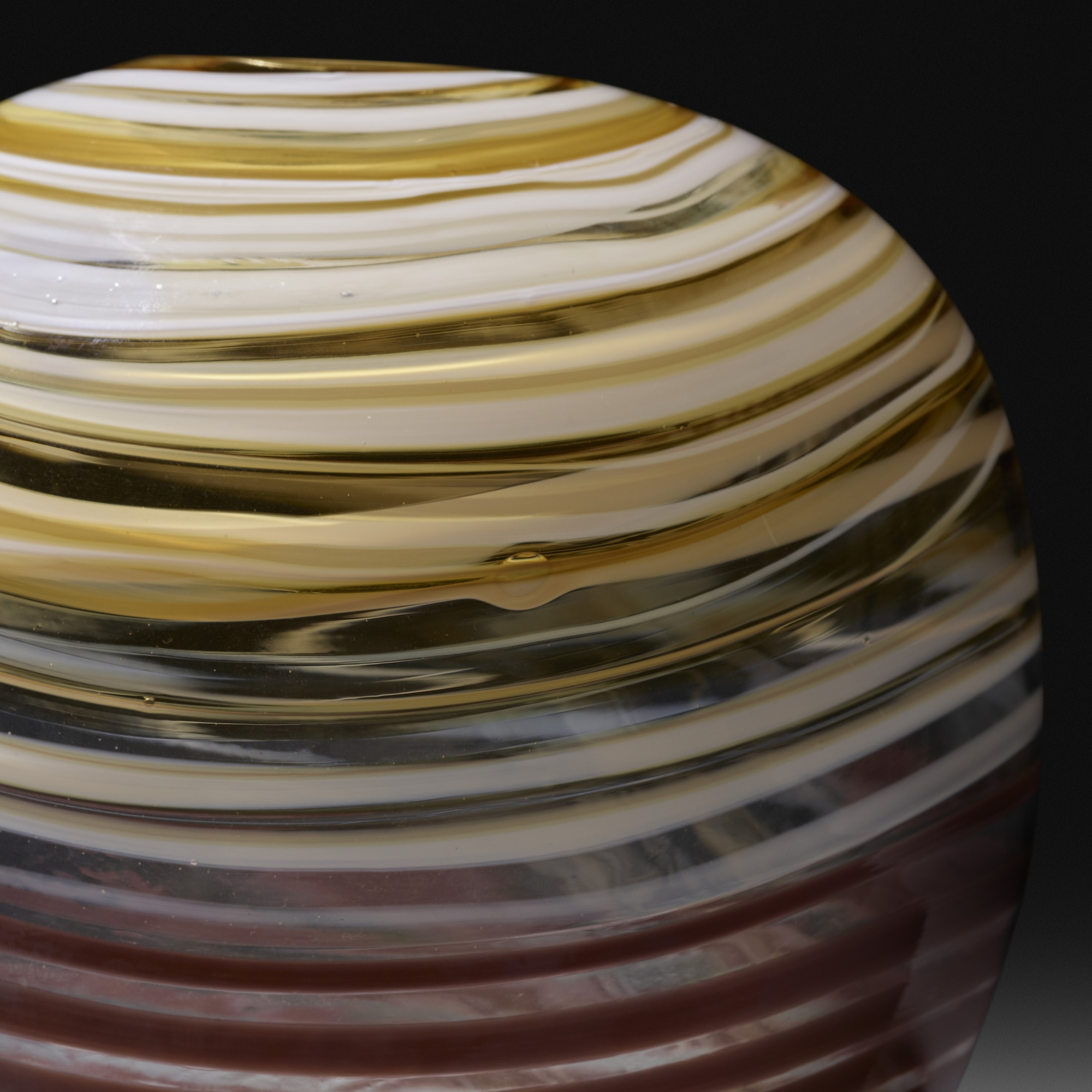 Artwork by Thomas Stearns, Rare A Fili vase, model 8611, Made of glass