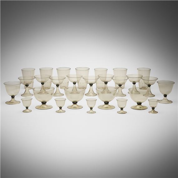 Tintoretto-type glass service, model 9