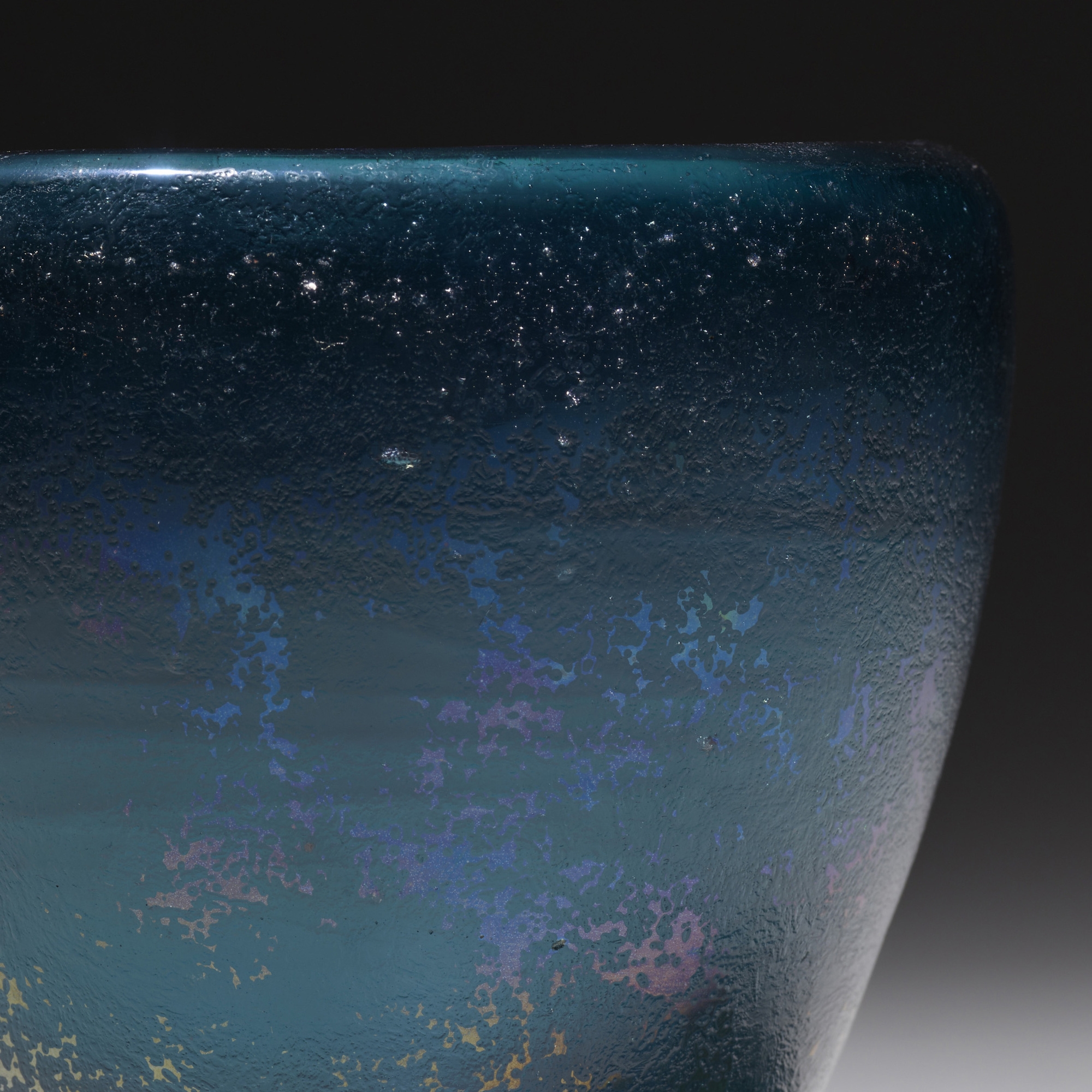 Artwork by Carlo Scarpa, Corroso bowl, model 4113, Made of corroso glass