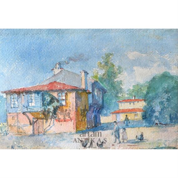 Peyzaj by Nazmi Ziya Güran