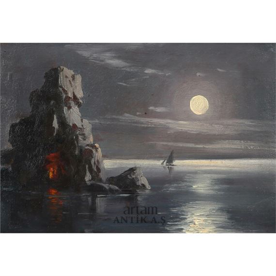 Peyzaj by Hoca Ali Rıza