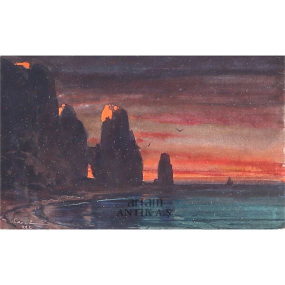 Peyzaj by Hoca Ali Rıza