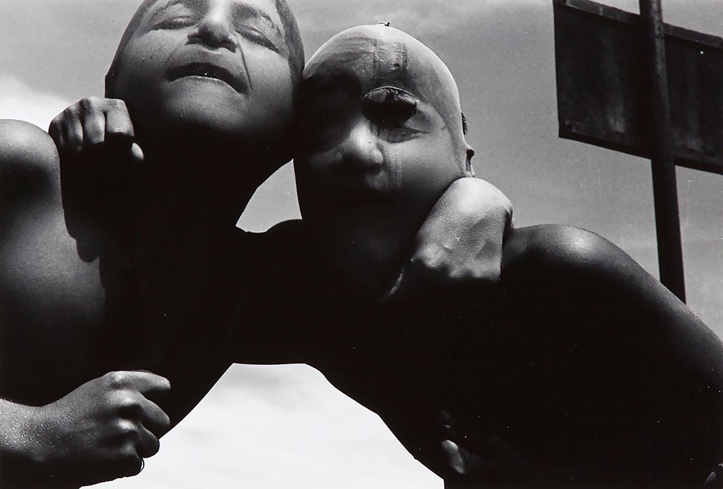 Lori Spring | Untitled - Boys With Stockings on Heads (1980) | MutualArt