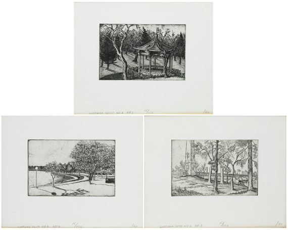 Wascana Suite No.2 Images #1 - #3 by Maureen Hodgins, 1980